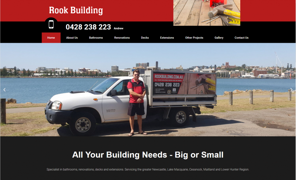 Home builder website design